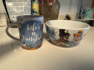 Taza y bol Disney Princesas
