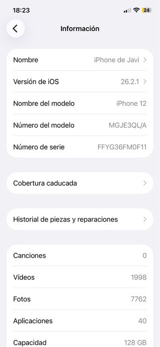 iPhone 12 Azul 128GB