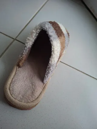 Chinelos confortáveis xadrez