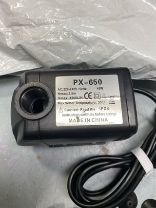 Bomba de agua PX-650 45W 1200L/H