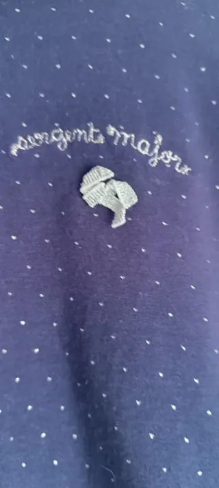 Jersey Sergent Major azul niña t. 9