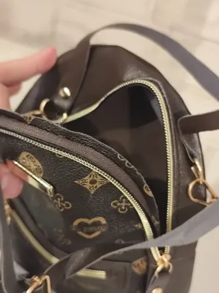 Pack x² mini mochilas de mujer (rosa y chocolate)