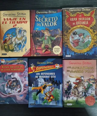 Pack de libros Geronimp Stilton (tapa dura)