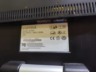 Monitor Captiva E1701 plata 17"