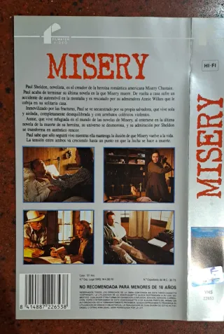 VHS Misery - Suspense y Terror
