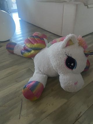 Peluche Unicornio Gigante Arcoíris