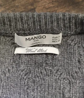 Jersey Mango Lana Texturizado Hombre XL