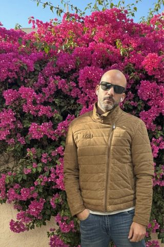 Chaqueta Massimo Dutti Piel Marrón Talla M