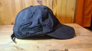 Gorra Lacoste Big Croc Negra