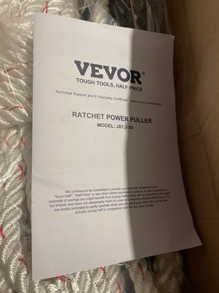 VEVOR Cabrestante Manual con Cuerda