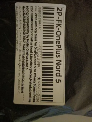 Protector Pantalla Antiespía OnePlus Nord 5