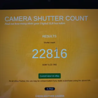 Cámara Sony Alpha 7 II.