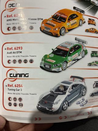 2 Coches Scalextric Tuning Series