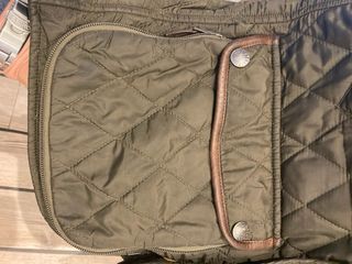 Chaleco Hackett verde y marrón