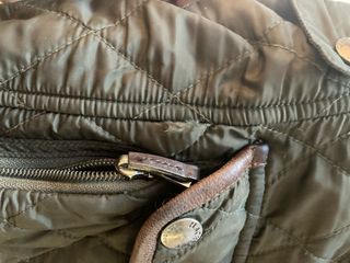 Chaleco Hackett verde y marrón