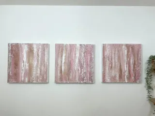 Quadri astratti moderni, dipinti a mano