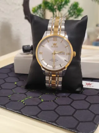 Reloj OLEVS Automático Hombre Oro/Plata