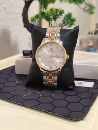 Reloj OLEVS Automático Hombre Oro/Plata