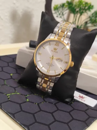 Reloj OLEVS Automático Hombre Oro/Plata