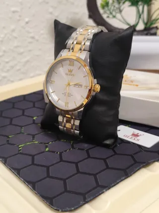 Reloj OLEVS Automático Hombre Oro/Plata