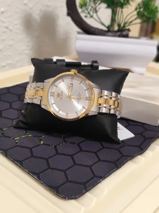 Reloj OLEVS Automático Hombre Oro/Plata