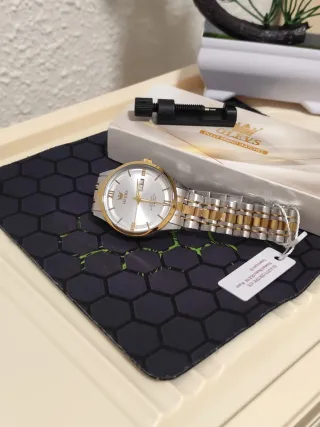 Reloj OLEVS Automático Hombre Oro/Plata