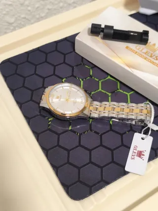 Reloj OLEVS Automático Hombre Oro/Plata