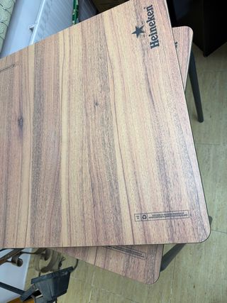 Mesa Terraza Heineken Madera y Plástico