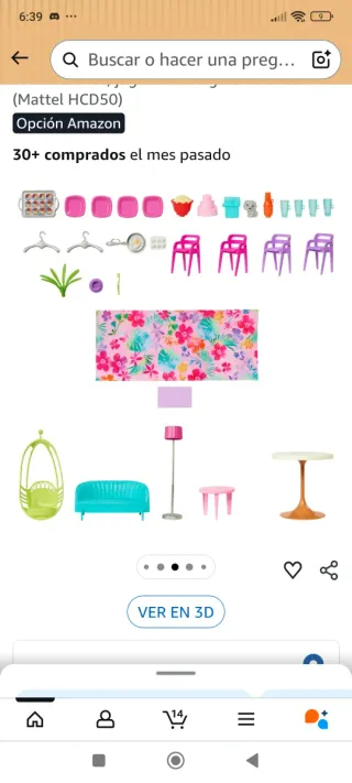 Grande casa di Barbie con accessori