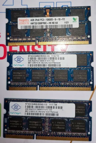 3x Hynix 4GB PC3-10600S DDR3 RAM 2RX8