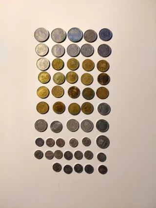 Lote 53 monedas Juan Carlos I