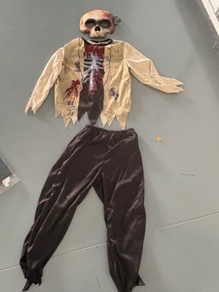 Disfraz Zombie Skeleton Talla 116 (4-5 años).