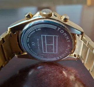 Reloj Tommy Hilfiger Caballero Dorado Azul