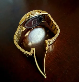 Reloj Tommy Hilfiger Caballero Dorado Azul