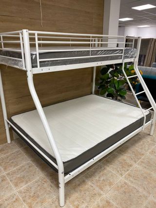 Litera Matrimonial + Individual + Colchones Nueva