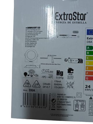 Foco LED ExtraStar 24W 2600lm 6500K