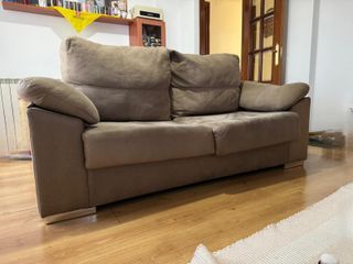 Sofá de 2 plazas beige
