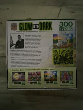 Puzzle Unicornio Enmarcado Brilla Oscuridad