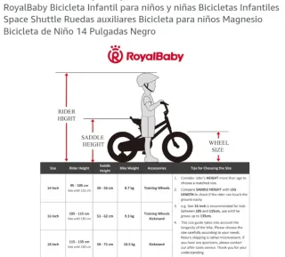 Bicicleta Infantil 14 RoyalBaby