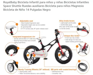 Bicicleta Infantil 14 RoyalBaby
