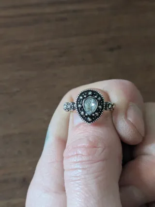 Anillo plata y oro Talla 17.7 mm / 17 mm / 16.5 mm