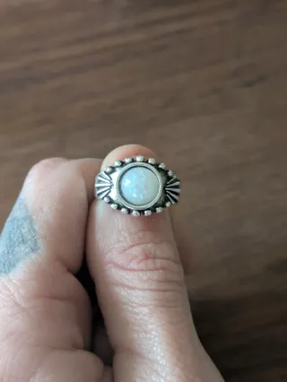 Anillo plata y oro Talla 17.7 mm / 17 mm / 16.5 mm