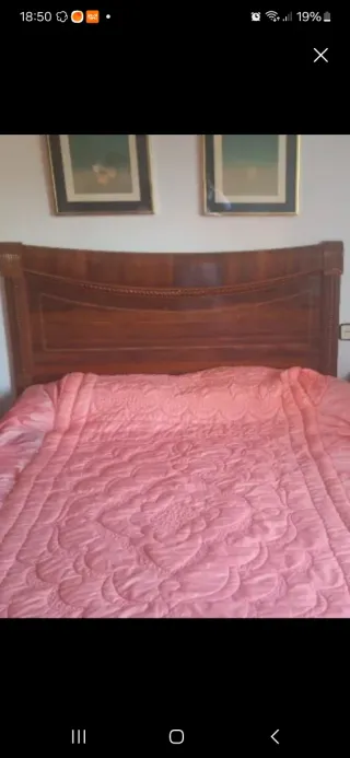 Cabezal de matrimonio madera