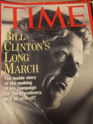 REVISTA TIME. LOTE DE 13 EJEMPLARES, 3 MESES. 1992