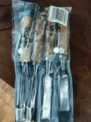 Set de 4 formones para carpintería