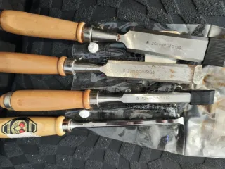 Set de 4 formones para carpintería