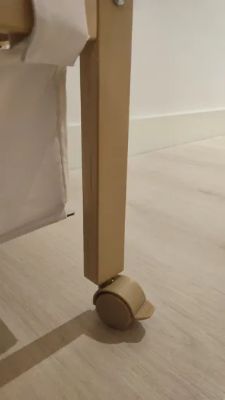 Bañera cambiador madera para bebé