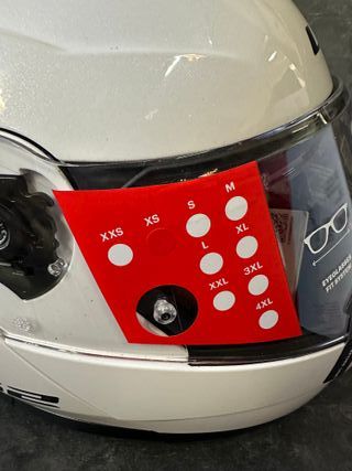 Casco Integral LS2 Strobe FF325 Talla L Blanco