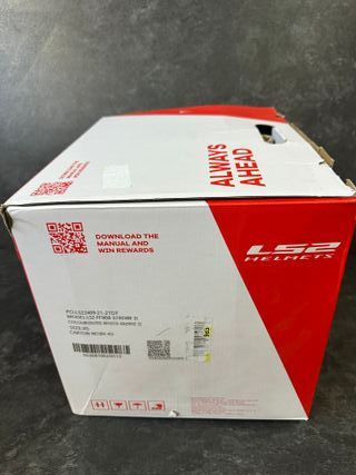 Casco Integral LS2 Strobe FF325 Talla L Blanco