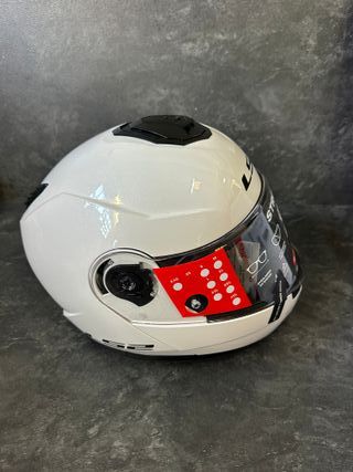 Casco Integral LS2 Strobe FF325 Talla L Blanco